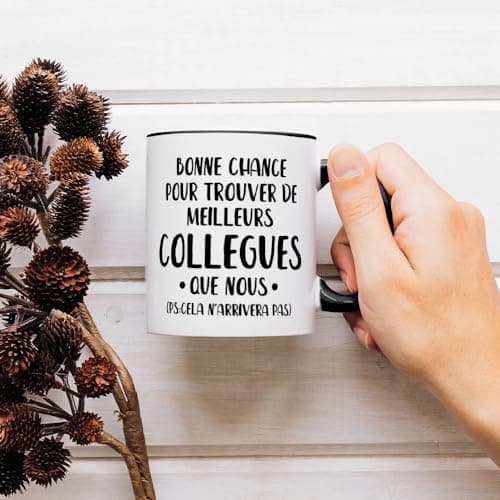 Fatbaby Mug Idée Cadeau Départ Original Collègue De Travail - Tasse Homme, retraite Collègue Femme, Chef, Stagiaire, Départ Retraite, Merci, Remerciement - Humour, Drôle, Rigolo