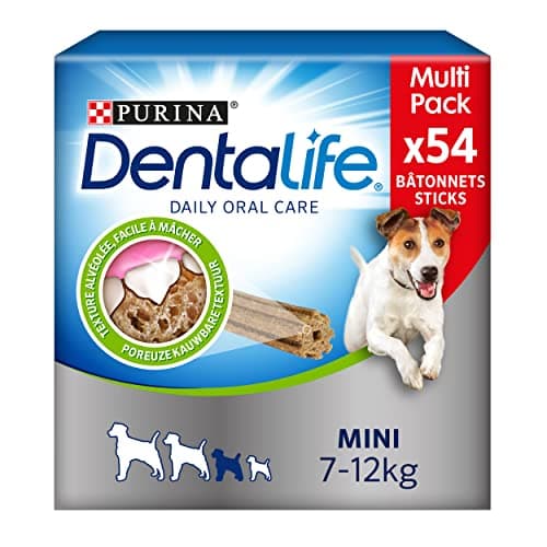 DENTALIFE Mini - MultiPack - 54 Friandises à mâcher pour chiens de petite taille - 882 g - Hygiène bucco-dentaire au quotidien