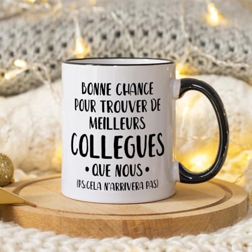 Fatbaby Mug Idée Cadeau Départ Original Collègue De Travail - Tasse Homme, retraite Collègue Femme, Chef, Stagiaire, Départ Retraite, Merci, Remerciement - Humour, Drôle, Rigolo