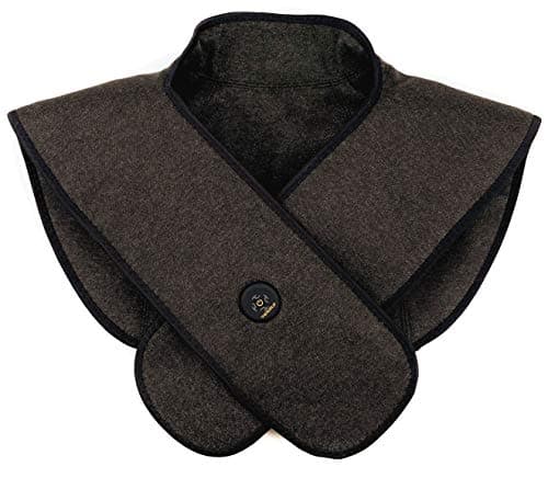 Thermrup Coussin chauffant infrarouge lointain - Fonctionne avec batterie - Pour le cou et les épaules - Avec 3 niveaux de température (M)