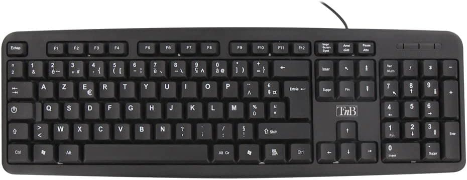 T'nB - Bridge - Clavier Filaire Confortable - Noir