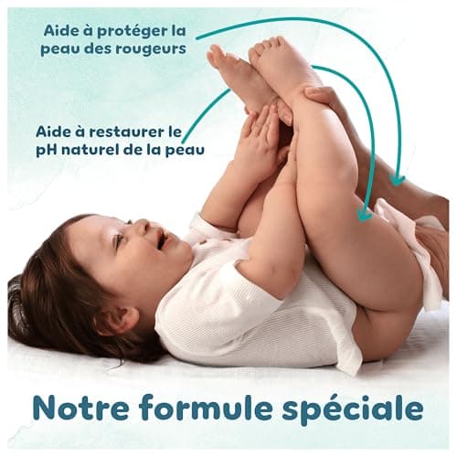 Pampers Harmonie Aqua, 1152 Lingettes pour Bébé (24x48), Sans Plastique, Certifié OEKO-TEX, Protection De La Peau Délicate Avec 99% D’Eau, Aide à restaurer le pH naturel de la peau