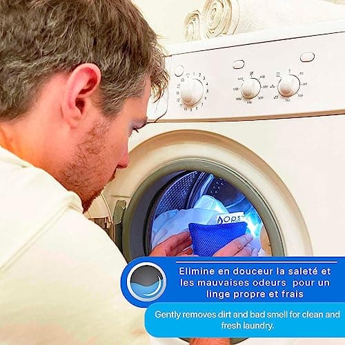 OPS CLEAN® - 1 An de Lessive Ecologique, Hypoallergénique, Naturelle - 350 Lavages - Lessive Voyage - Sans Dosage - Lessive Hypoallergénique Bébé, Bio, compatible Couche Lavable et Culotte Menstruelle