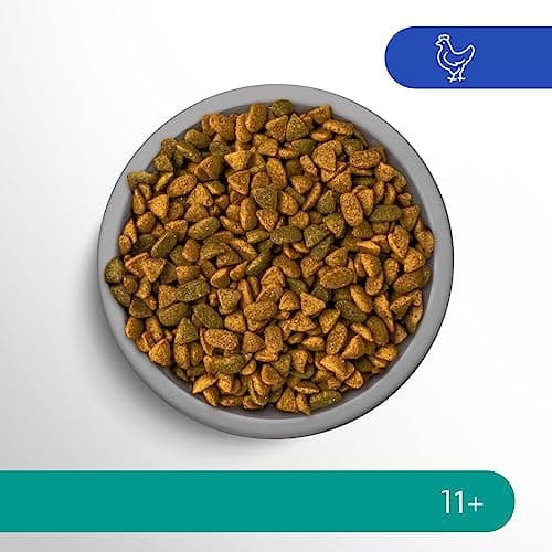 PERFECT FIT Senior 11+ Croquettes Gourmandes pour Chat Senior Stérilisé – Nourriture Riche en Poulet – 1,4 kg (Lot de 5)