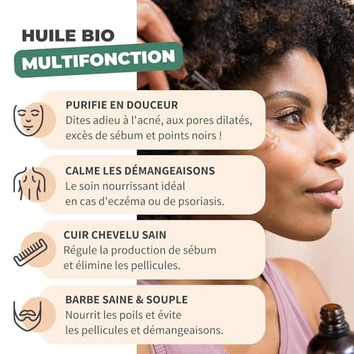 Bionoble Huile de Nigelle Bio Pure 50ml + Pipette et Pompe - Bouteille en Verre - 100% Naturelle, Pressée à Froid - Huile Nigelle Bio Visage Corps Cheveux - Huile de Cumin Noir Bio, Black Seed Oil