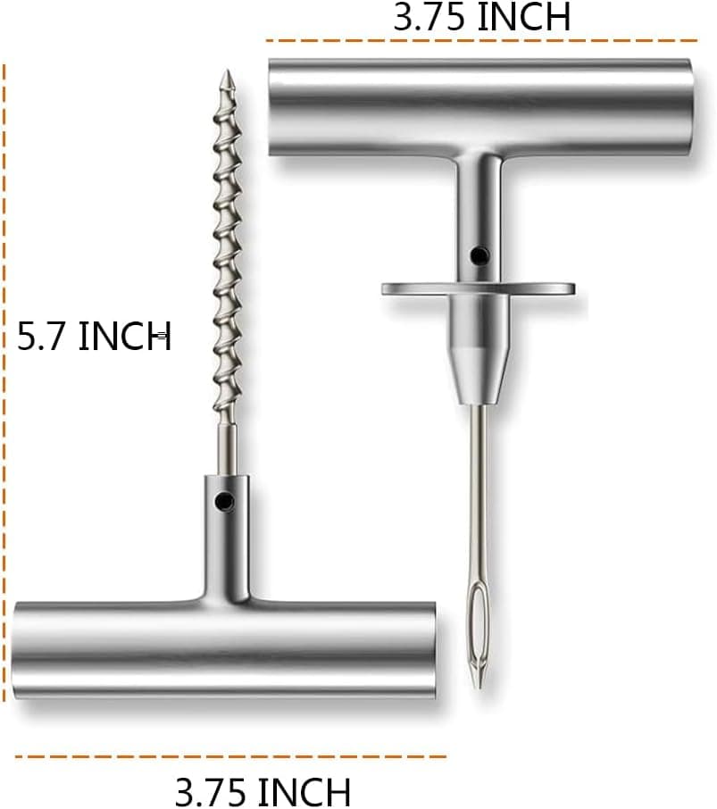 AUTOWN Meche Pneu Crevaison, 31 pièces Kit Reparation Pneu Voiture Robuste
