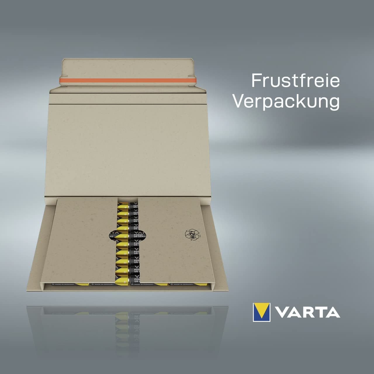 VARTA Piles AAA, Lot de 40Vorratspack, Power on Demand, alcalines, 1,5 V | Micro-Piles LR03, Made in Germany, conservation jusqu'à 10 ans, pour accessoires informatiques, appareils smart home