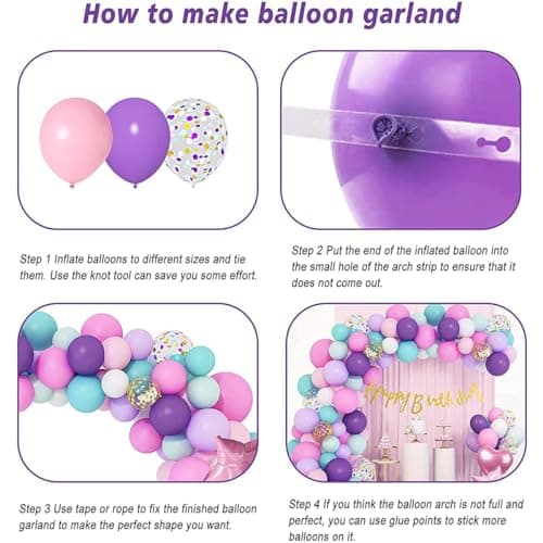 Deluisho Ballon Anniversaire Licorne, Licorne Decoration Anniversaire Fille, Ballon Deco Licorn Anniversaire Fille Ornements de Fête D'anniversaire de Licorne, Bannières D'anniversaire, Guirlandes de