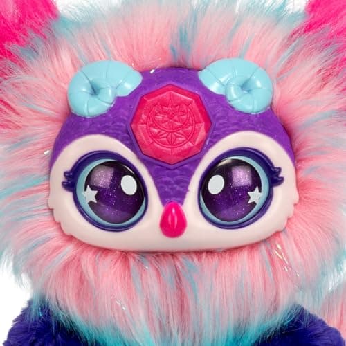 Magic Mixies Chaudron Magie des éléments Nouveaux Yeux Scintillants ! Fais apparaître Une Peluche Mixie au Milieu des Bulles du Chaudron et découvre 2 gemmes Surprises Magiques et solaires !