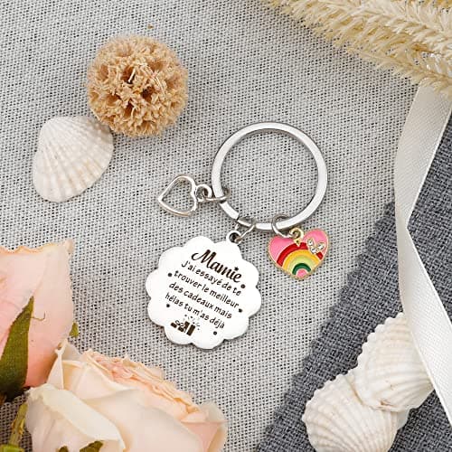 Cadeau Mamie, Cadeau Mamie Noël, Porte Clef Mamie, Cadeau Grand Mere, Cadeau Anniversaire Mamie, Cadeau Pour Grand Mere, Cadeau Mamie Original, Idee Cadeau Grand Mere, Cadeau Personnalisé Mamie