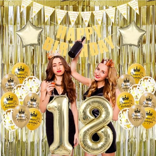 Or 15 ans anniversaire Rideau Métallique,Ballon 15 ans anniversaire décoration,Champagne or 15 ans fête décoration,Ballons or 15 ans fille garçon, 15 ans décoration anniversaire or 15 ans Ballons
