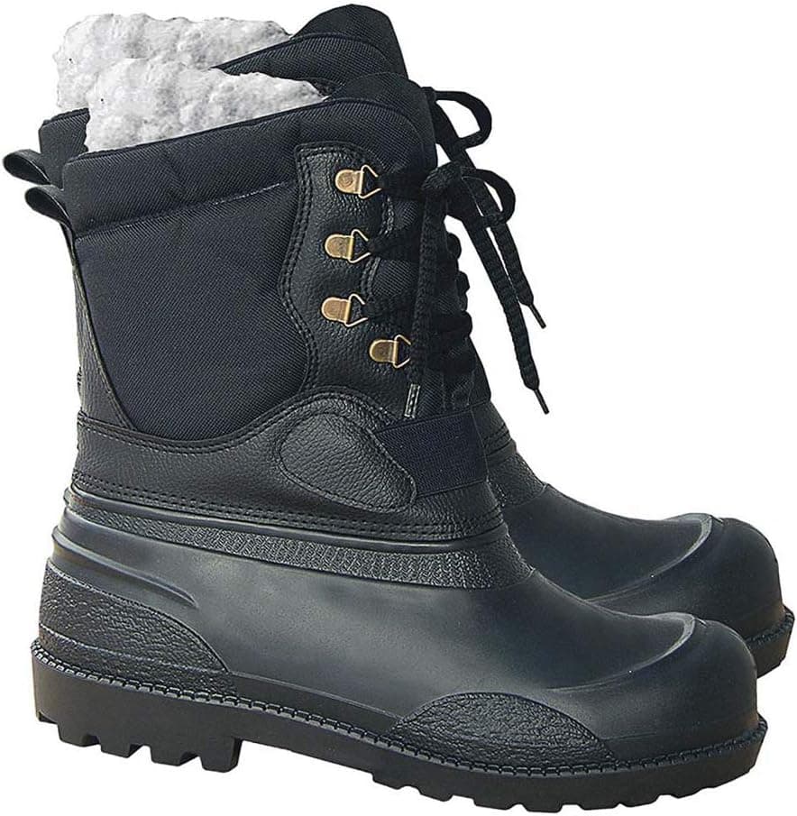 LEMIGO Chaussures de travail, chaussures de sécurité, bottes d'hiver doublées (BLPIONIER)
