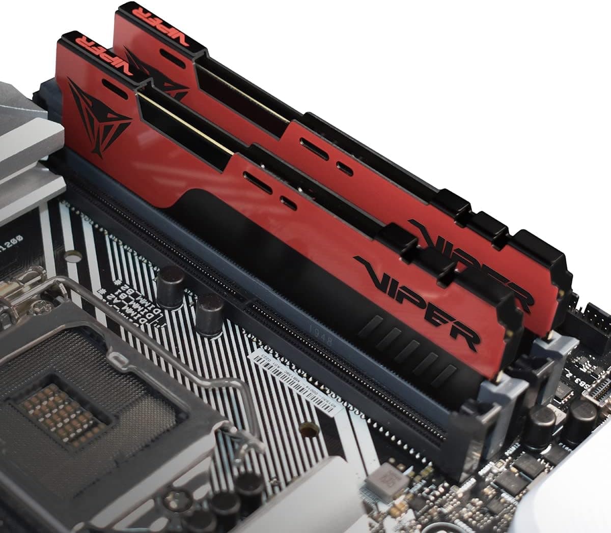 Patriot Memory Viper Elite II DDR4 3200 16Go (2x8Go) C18 Mémoire RAM Haute Performance XMP 2.0 Noir/Rouge