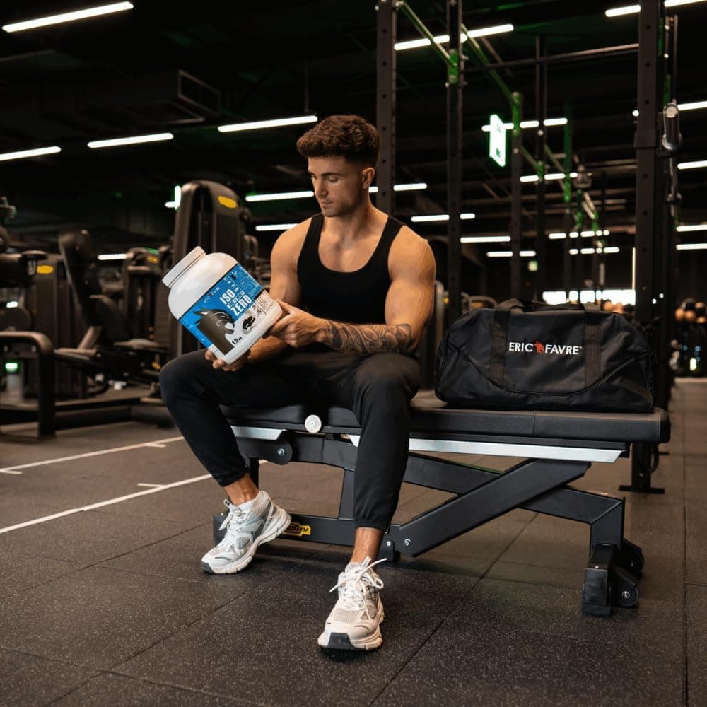 ISO WHEY ZERO 100% Pure Protéine - Pure Whey Protéine Isolate Savoureuse Pour Prise de Masse Musculaire - Assimilable Rapidement - 1,5kg - Saveur Café Latte - Eric Favre