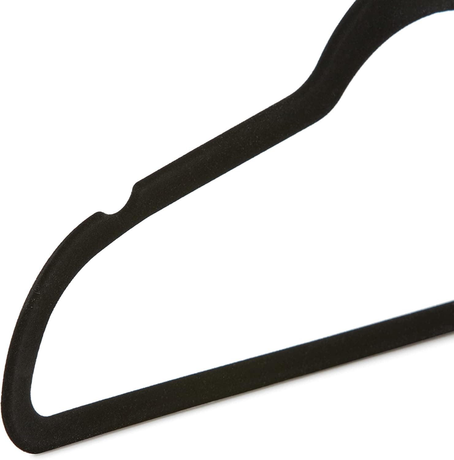Amazon Basics Lot de 30 cintres en Velours pour Costumes, Noir