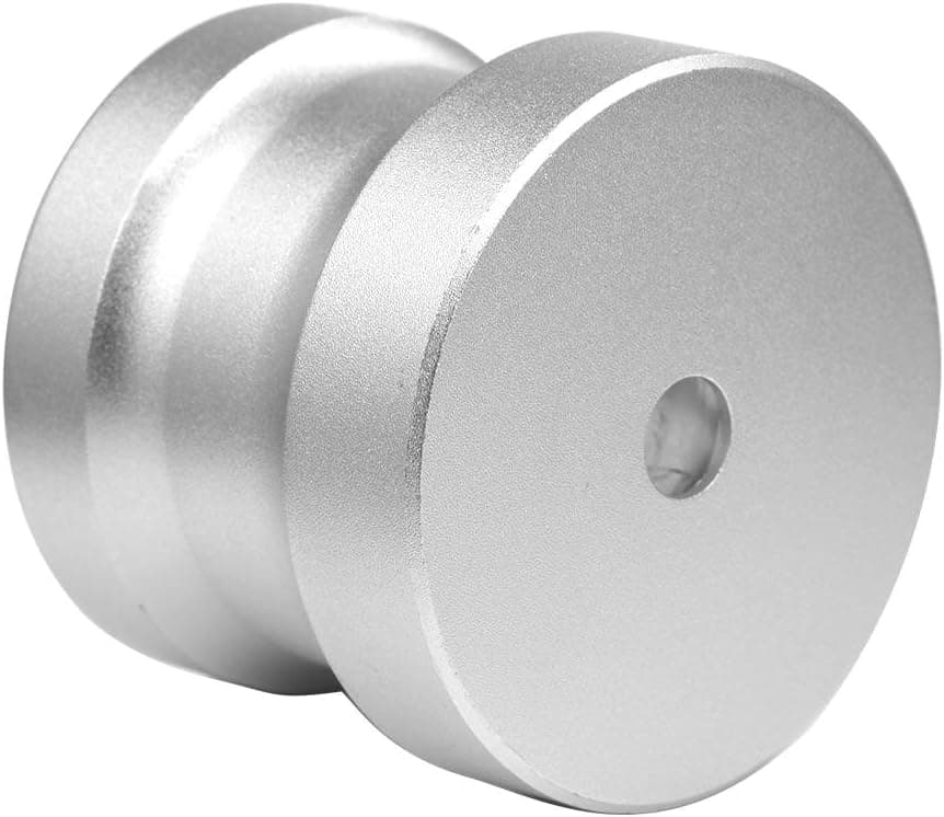 Supports de Rasage, Support Rasoir, Support de raser de Zinc Base de raser Base de raser Support de raser sécurité Stable Confortable Argenté, Cercle