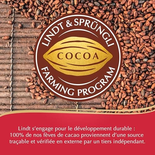 Lindt - Boîte CRÉATION Incontournables - Assortiment de Chocolats Noirs et au Lait - Inspiration pâtissière - Idéal pour Noël, 404g