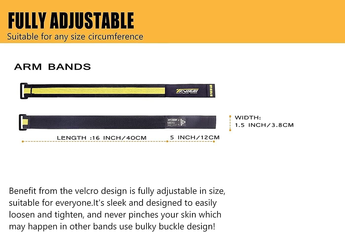 Bandes d'occlusion pour Femmes et Construction de Hanches, Bandes de Restriction du Flux sanguin BFR Bundle Booty Bands, Meilleures Bandes de résistance en Tissu pour renforcer Vos Fesses, Squat,
