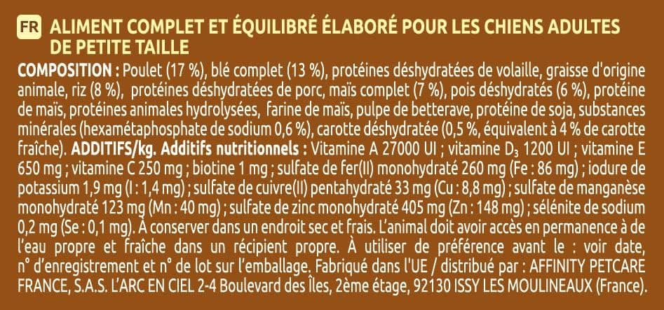 Ultima Croquettes Petit Chien Adulte Poulet - 2,75 kg