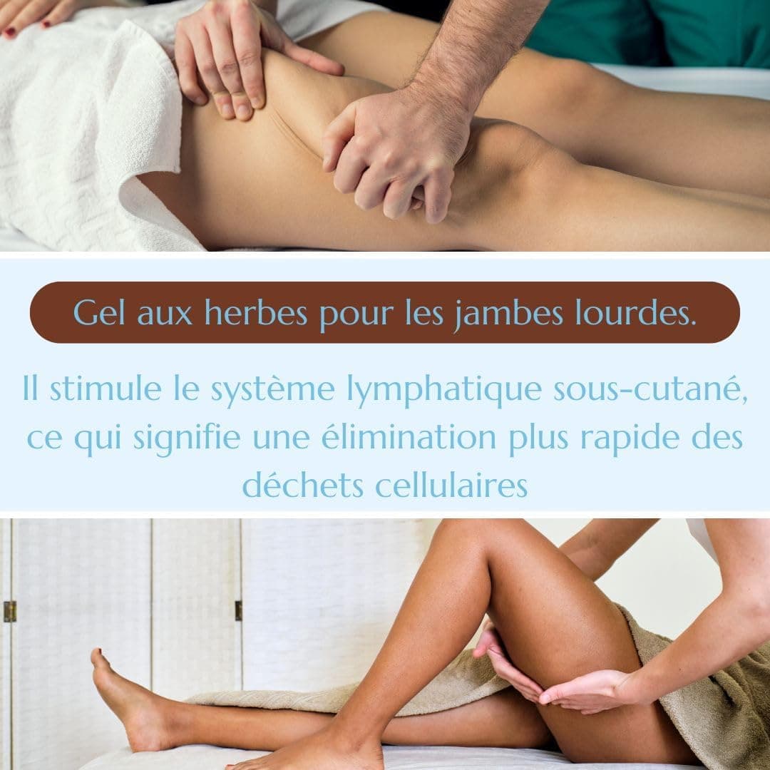 Green idea - Gel Lymforegen - Stimule le système lymphatique avec 15 herbes et huiles essentielles - régénération efficace - favorise le drainage lymphatique - Formule active d'herbes (200)