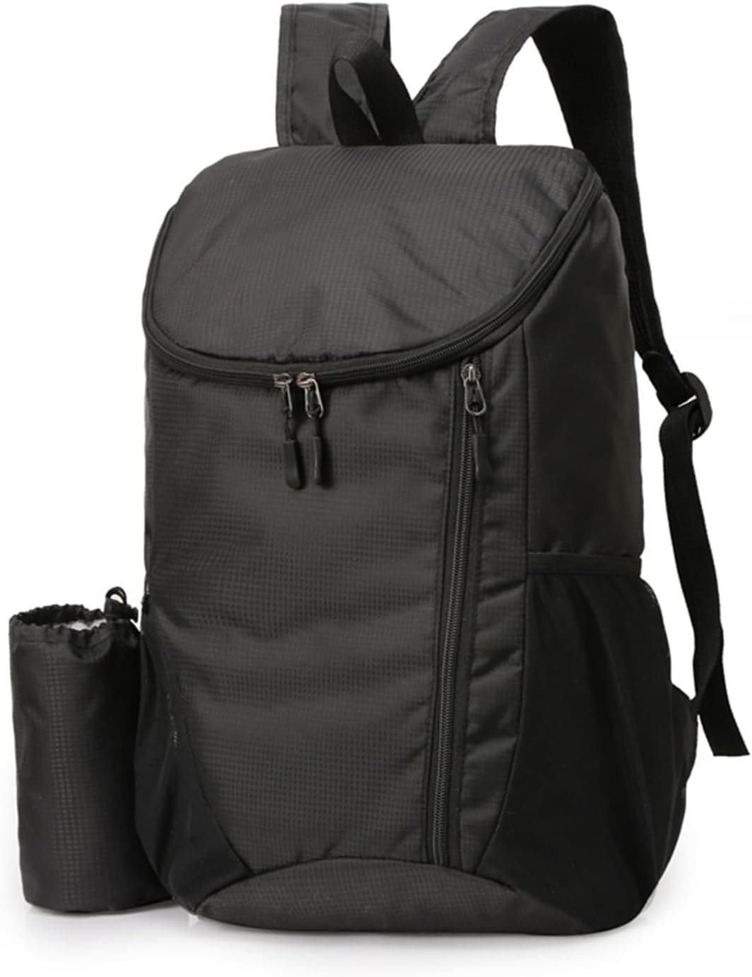 flintronic Sac à Dos Pliable Ultraléger, Sac à Dos de Randonnée, Sac à dos Imperméable Unisexe, Confort et Légèreté, pour le Sport en Plein air Marche Randonnée Camping et Vélo, Noir