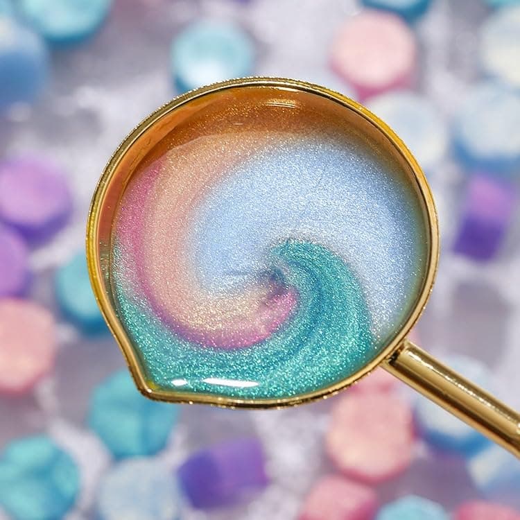 400 perles de cire d'étanchéité couleur aurore
