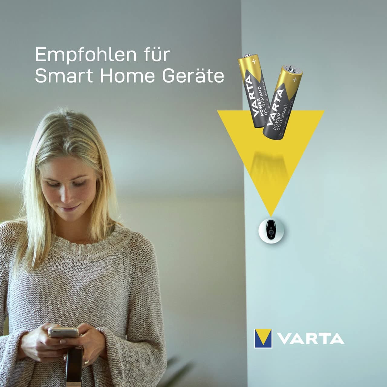 VARTA Piles AAA, Lot de 40Vorratspack, Power on Demand, alcalines, 1,5 V | Micro-Piles LR03, Made in Germany, conservation jusqu'à 10 ans, pour accessoires informatiques, appareils smart home