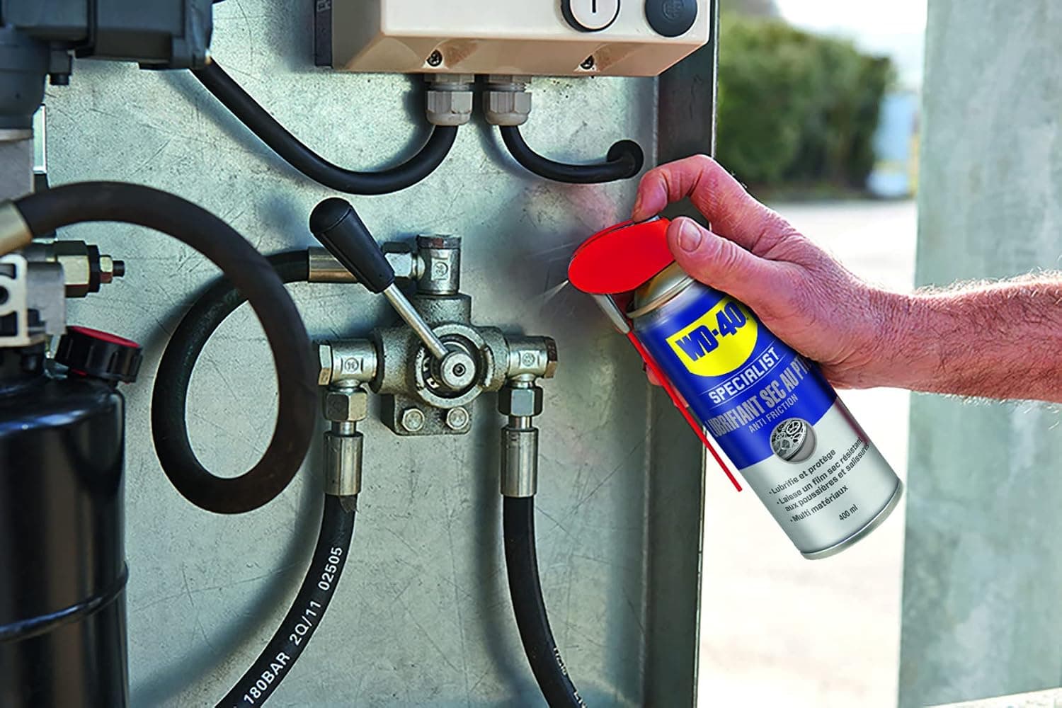 WD-40 SPECIALIST Lubrifiant Sec, aérosol 400ml, n'attire pas les saletés