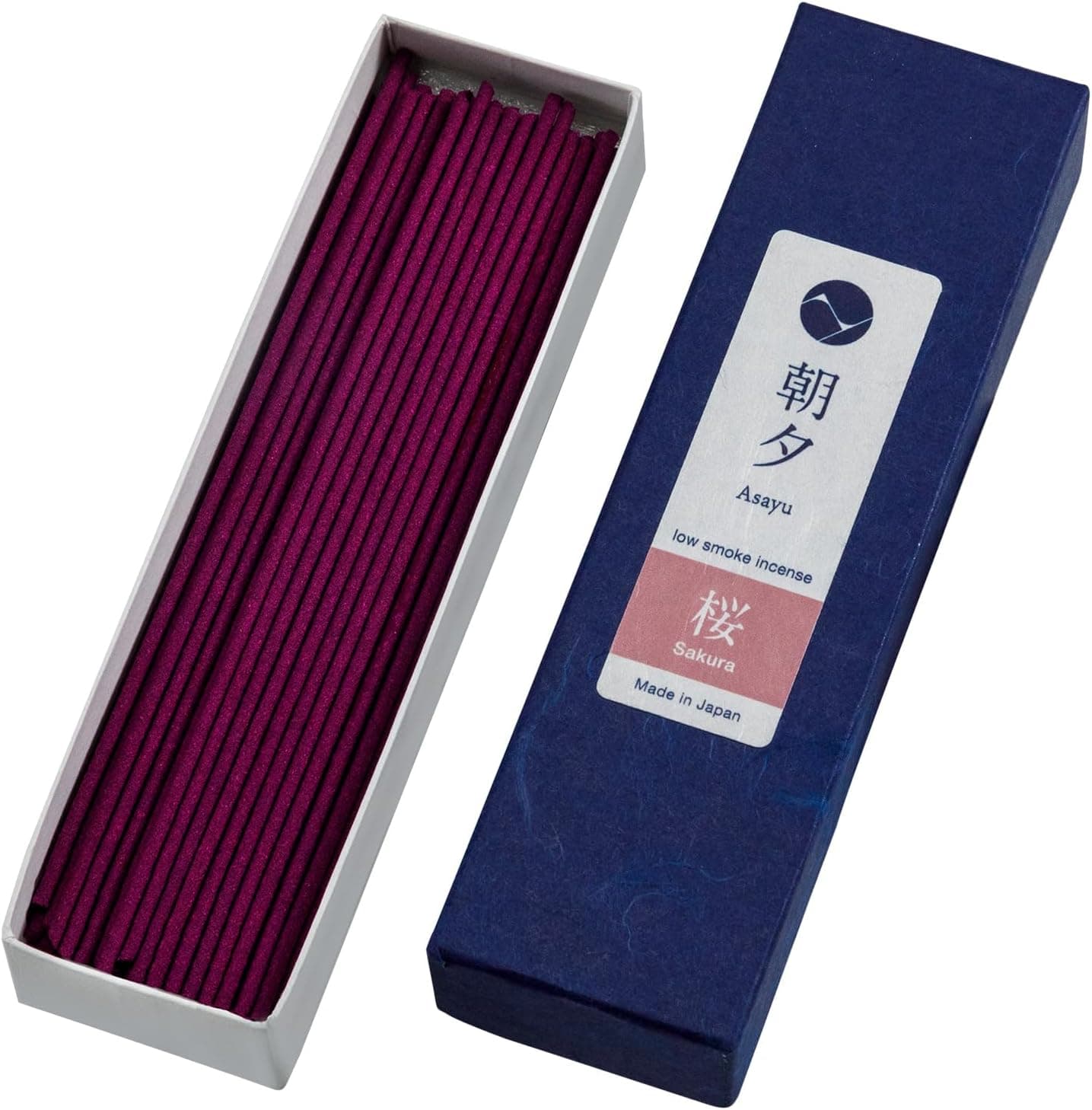 Asayu Japan Bâtons d'Encens Japonais Faible Fumée Fleur de Cerisier, 20 g