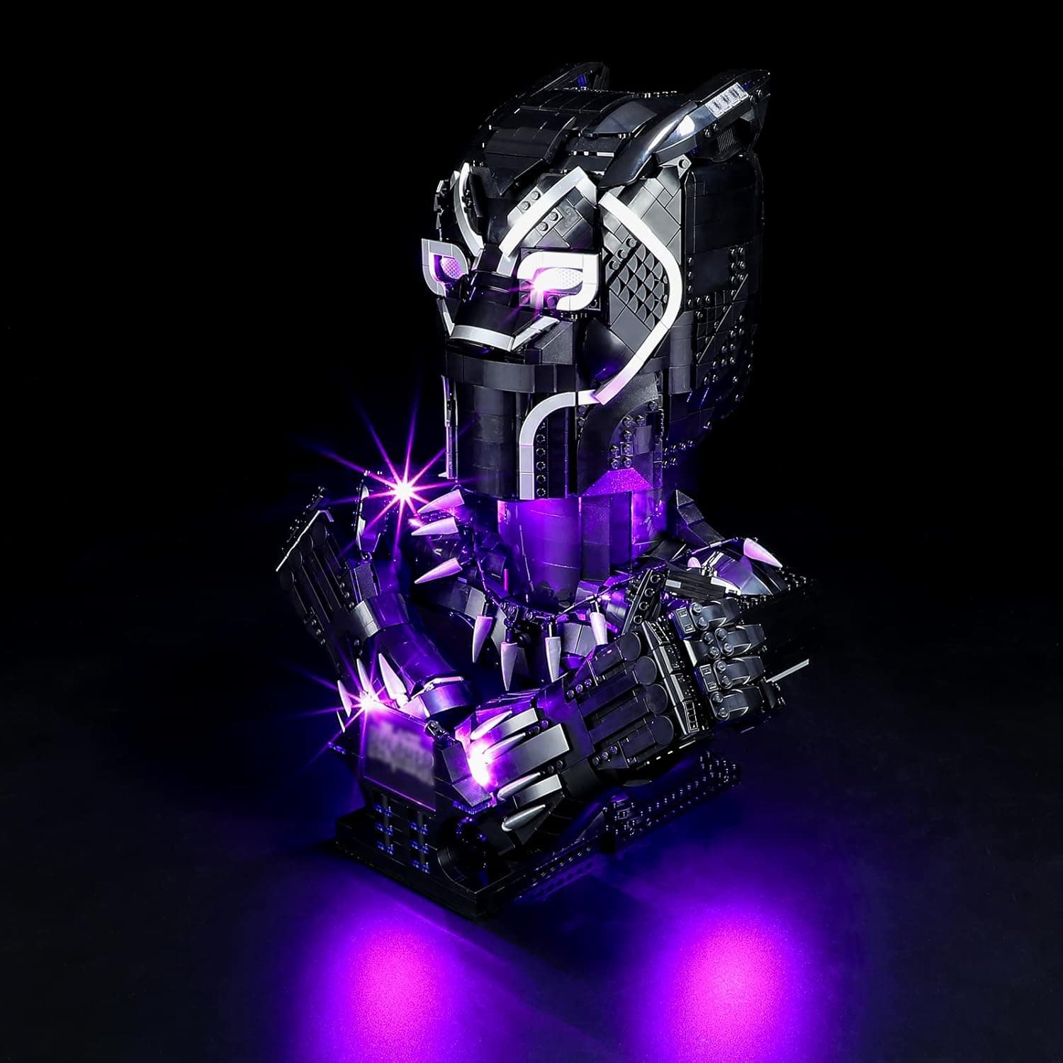 BRIKSMAX Kit d’éclairage à LED pour Lego Marvel Black Panther - Compatible with Lego 76215 Blocs de Construction Modèle- Pas inclure l’Ensemble Lego