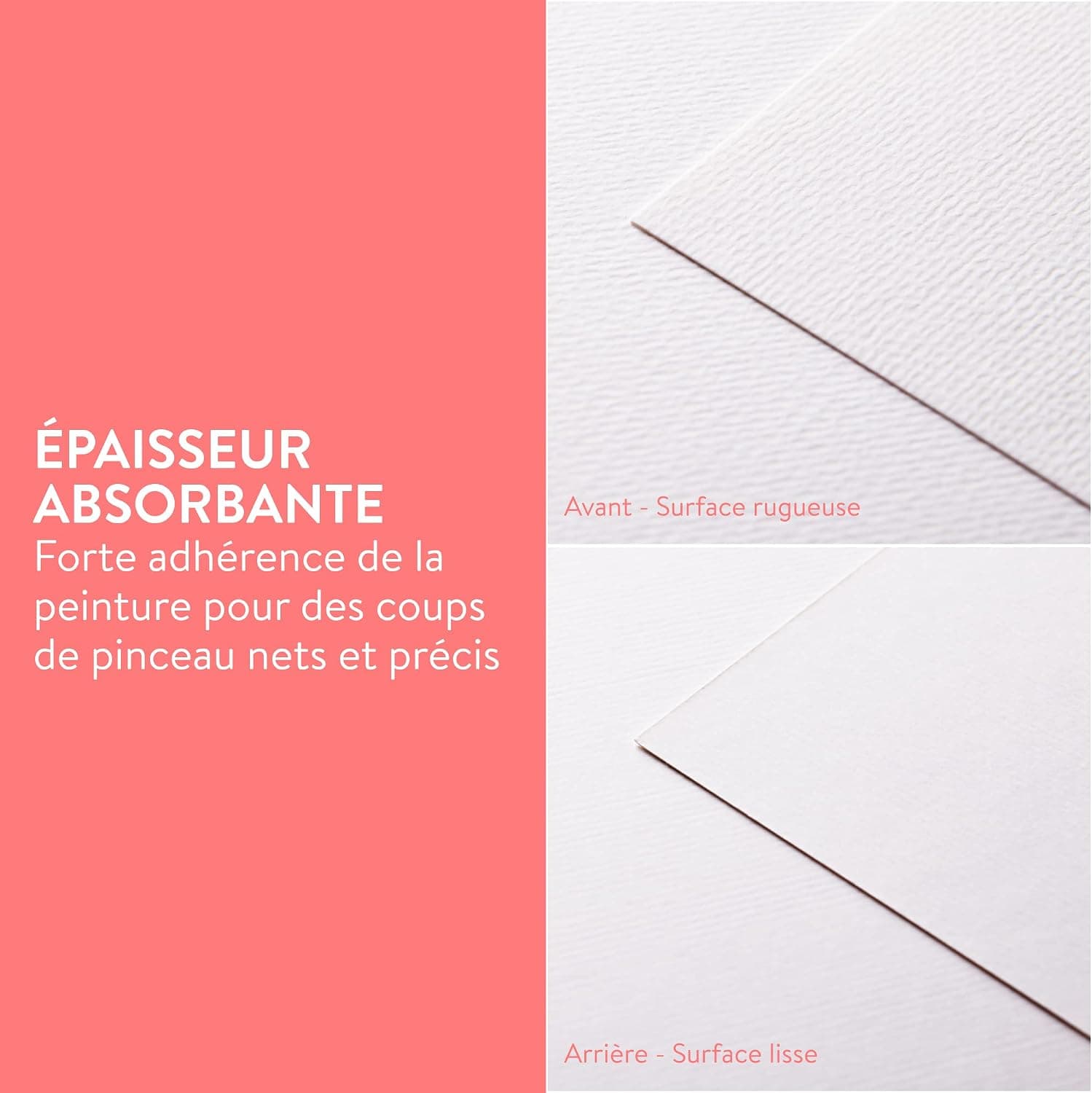 int!rend Carnet de Papier Aquarelle A5-40 Feuilles 300g - inclus 1 Crayon Aquarellable + 1 Stylo Pinceau à Réserve d'Eau - Materiel Dessin pour Peinture Aquarelle