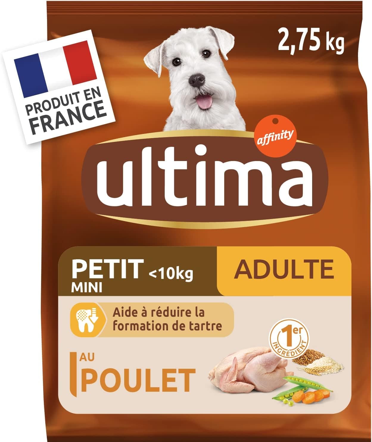 Ultima Croquettes Petit Chien Adulte Poulet - 2,75 kg