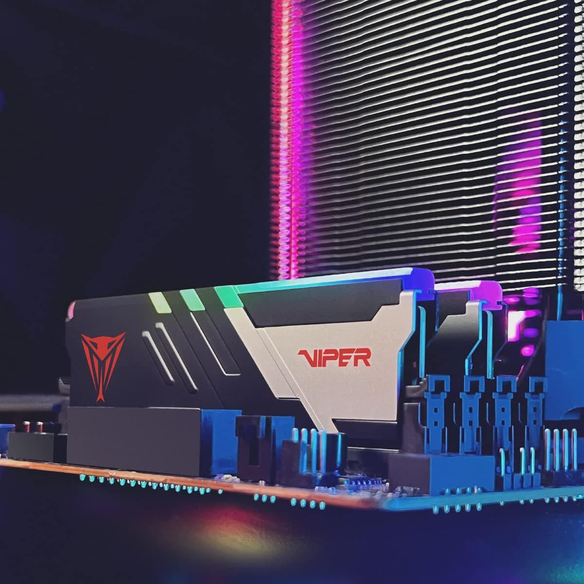 Patriot Viper Venom RGB DDR5 RAM 32 Go (2X16 Go) 6000MT/s CL30 UDIMM Desktop Gaming Memory Kit - PVVR532G600C30K