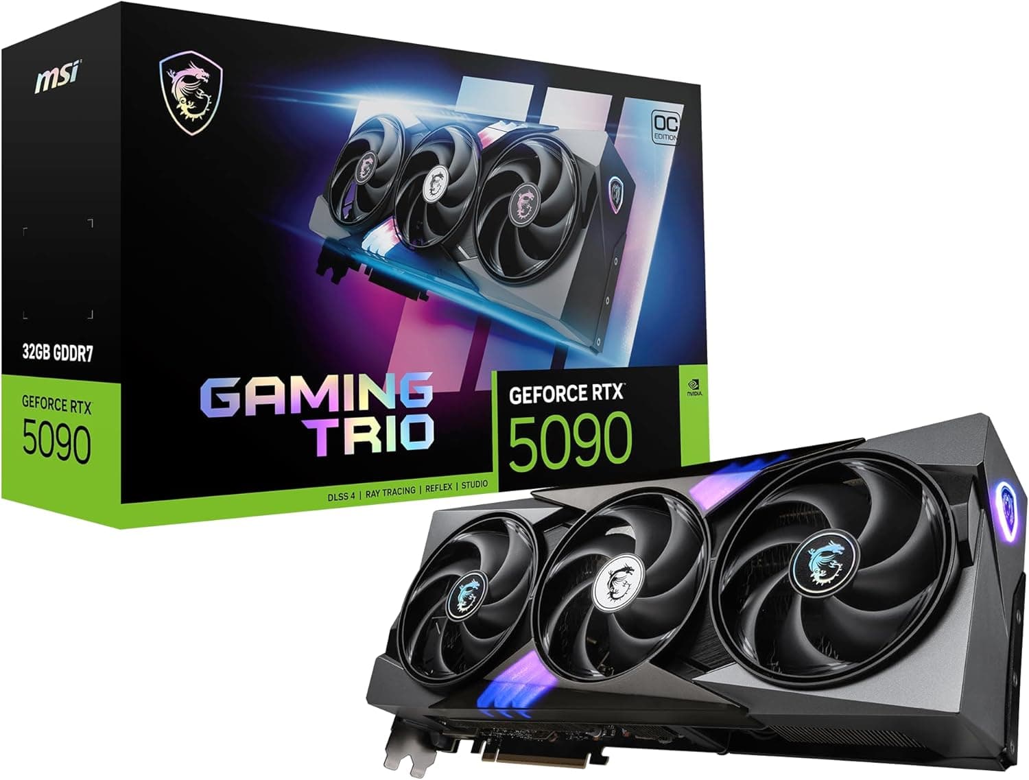 MSI NVIDIA GeForce RTX 5090 32G Gaming Trio OC Carte Graphique