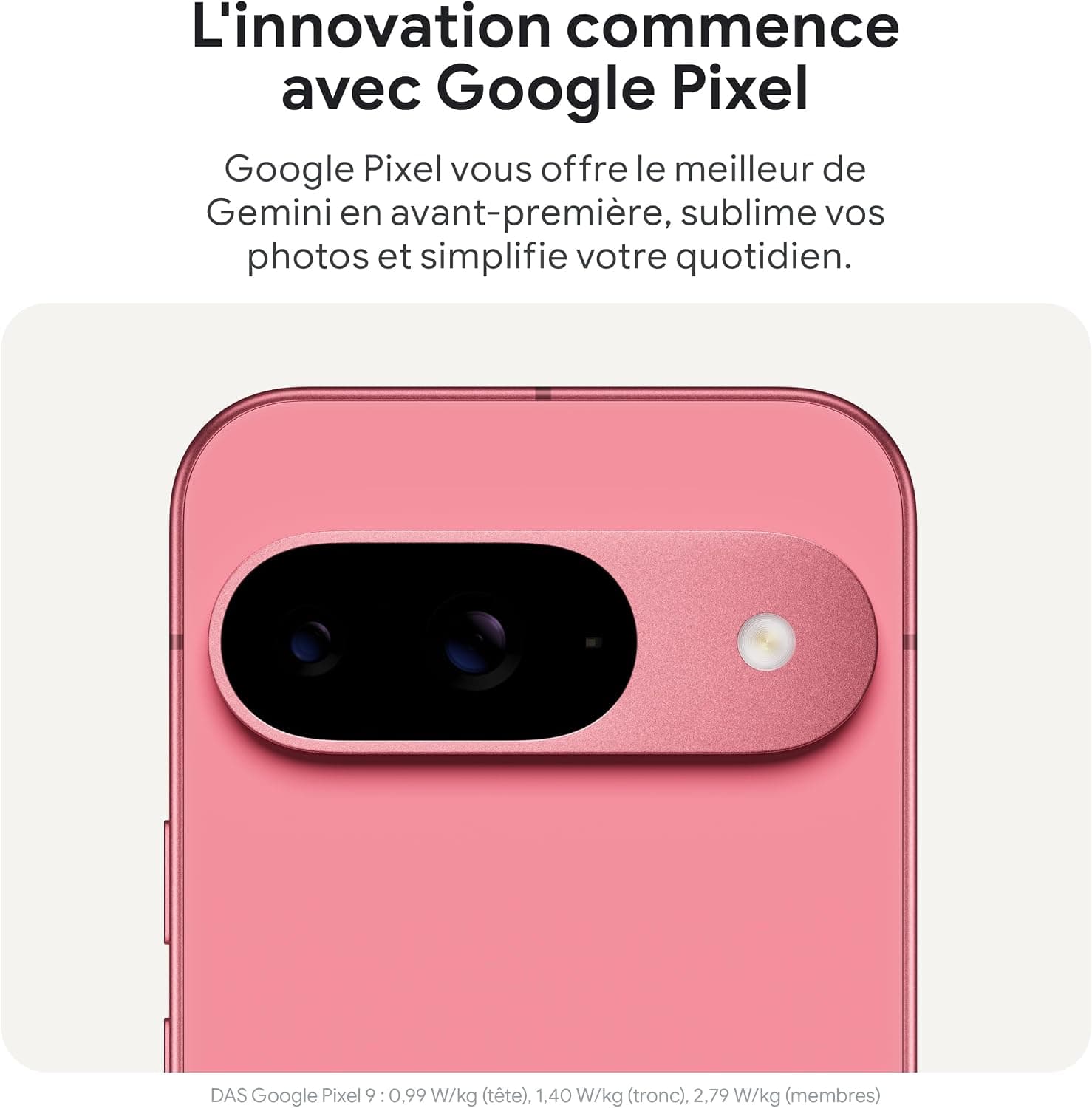 Google Pixel 9, 128 Go, Obsidian (Reconditionné)