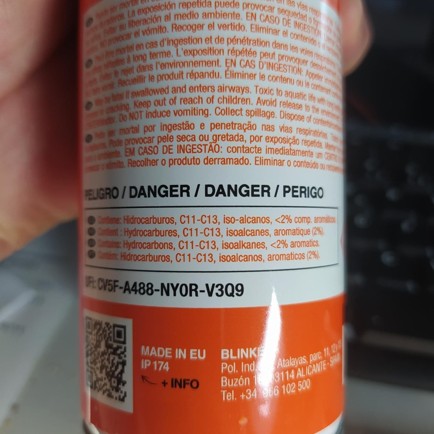 Nettoyant DIesel additif professionnel pour traitement décrassage des Injecteurs Diesel sans démontage Blinker, 300 ml
