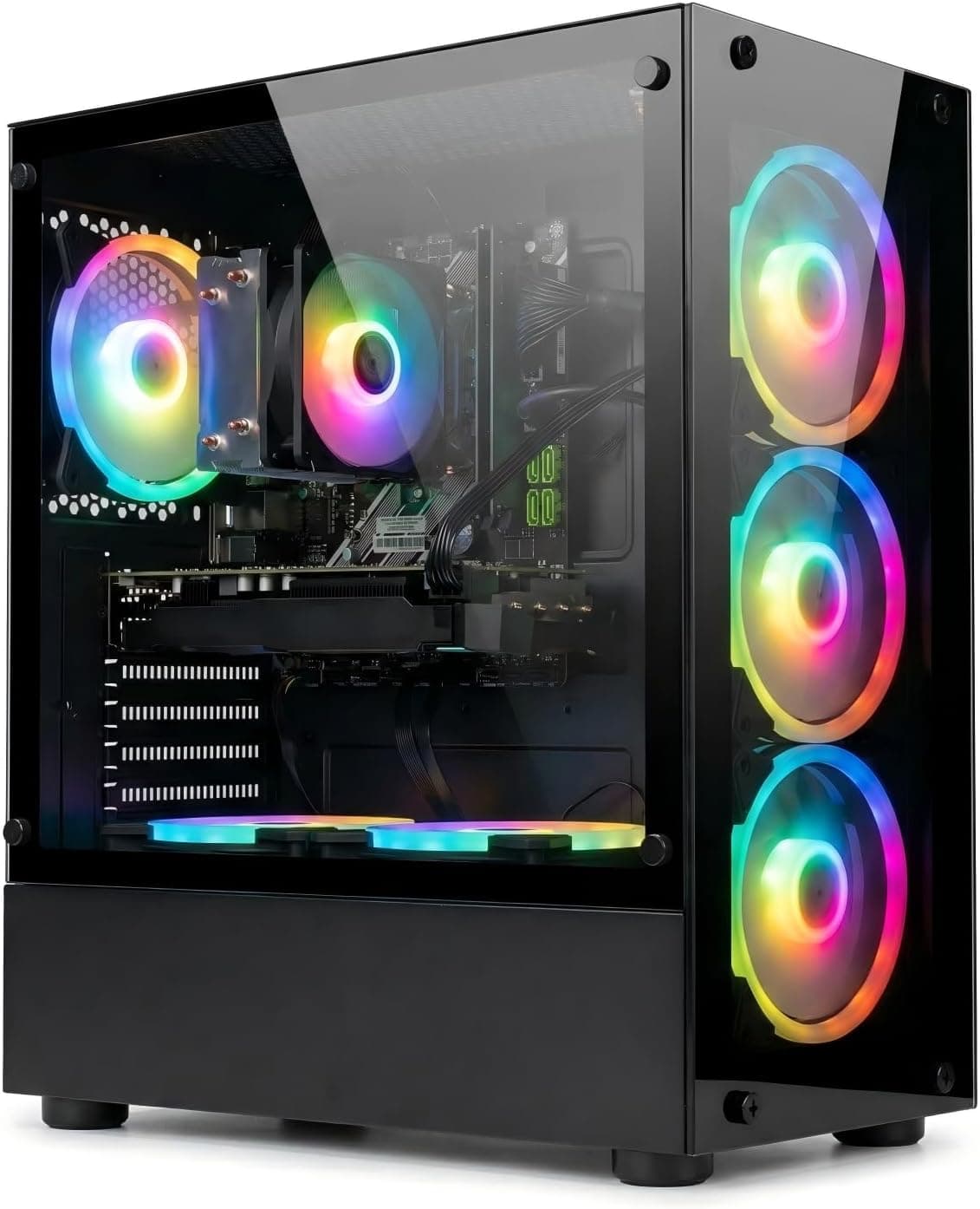 STGsivir PC Gamer Fixe, Core i7, RX 580 8G, 16G RAM, 1T SSD