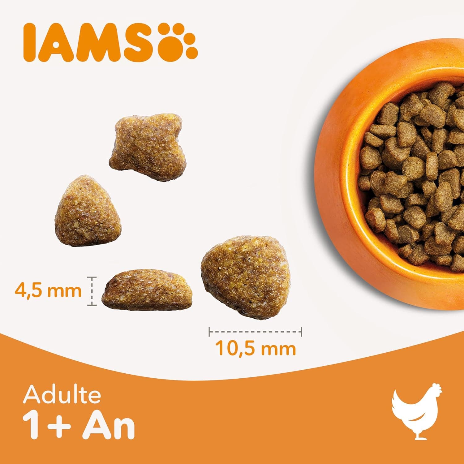 IAMS Croquettes Chat Adulte au Saumon 3 kg