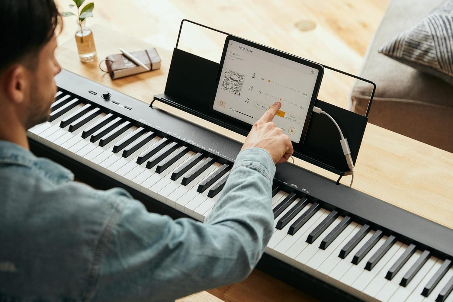 Casio CDP-S110BK Piano Numérique 88 Touches Pondérées, 10 sons, Noir