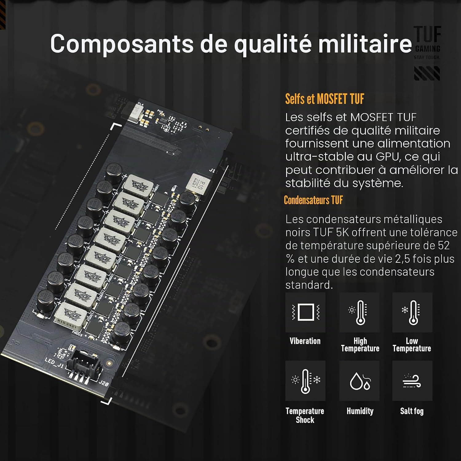 ASUS TUF Gaming GeForce RTX 5080 16GB GDDR7 OC Edition Carte Graphique