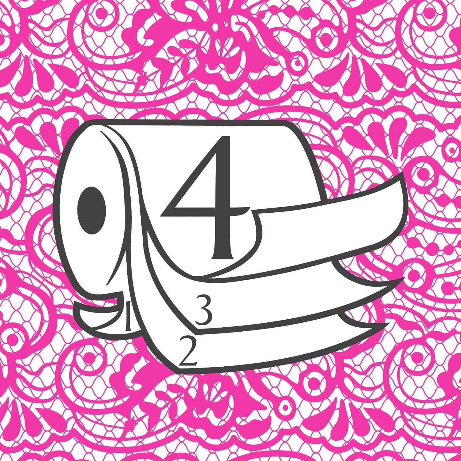 Renova Papier Hygiénique Deco|12 rouleaux|Décoré|Confort|4 plis (Lot de 2)