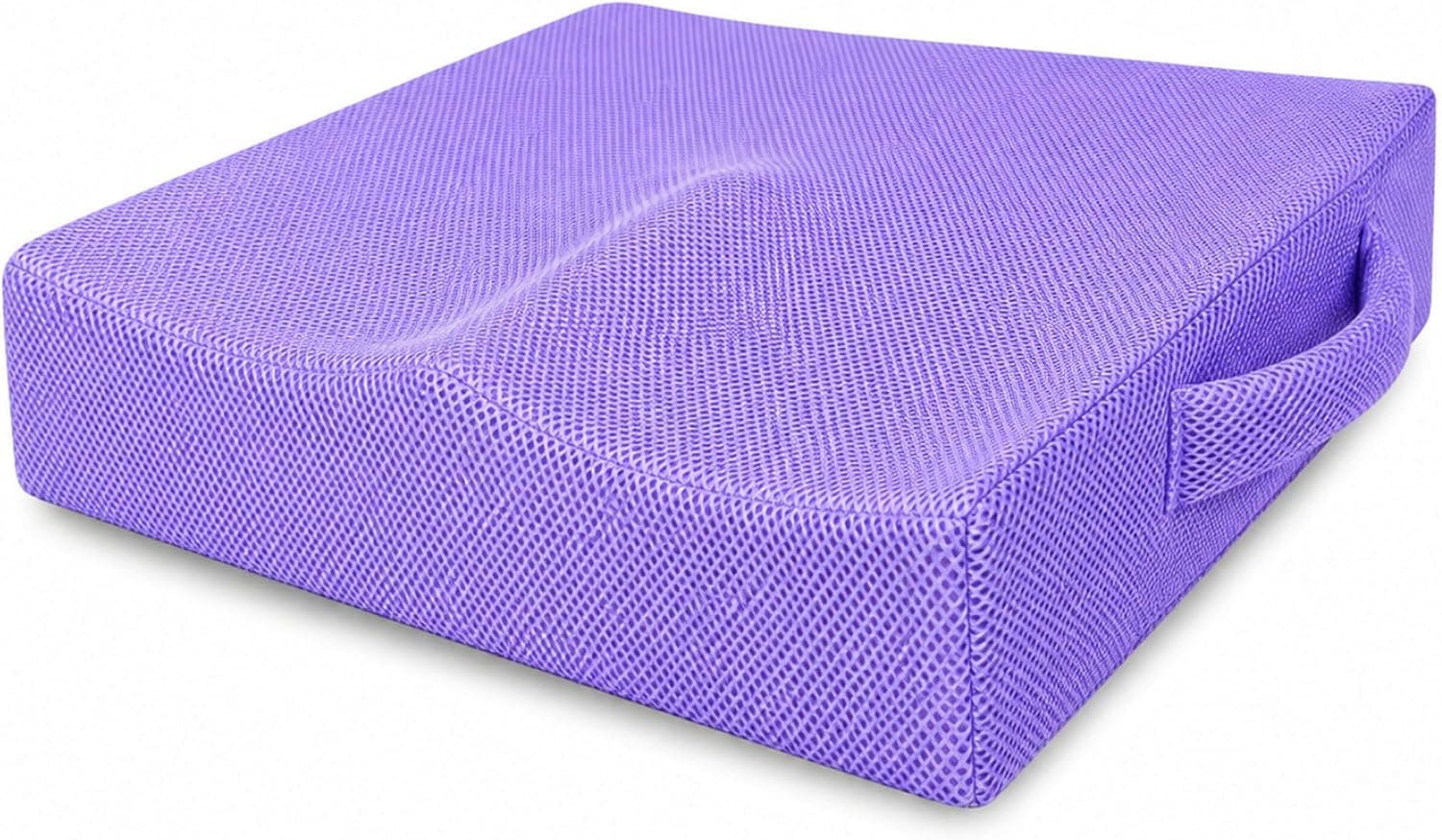 Yuwe Coussin de siège Extra-Large, Coussin en Mousse à mémoire de Forme, Coussin de Bureau, Ergonomique, Coussin de siège pour Voiture, Coussin de soulagement des douleurs sciatiques