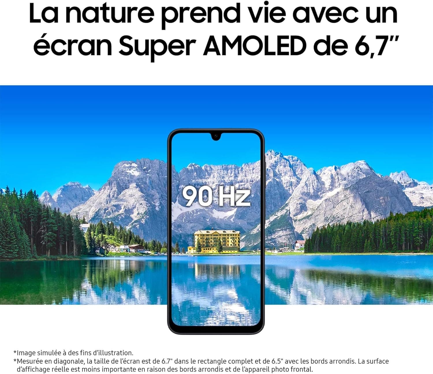 Samsung Galaxy A17 5G 128 Go, Smartphone Android déverrouillé, écran 6,7", Batterie 5000 mAh, Noir, Version FR