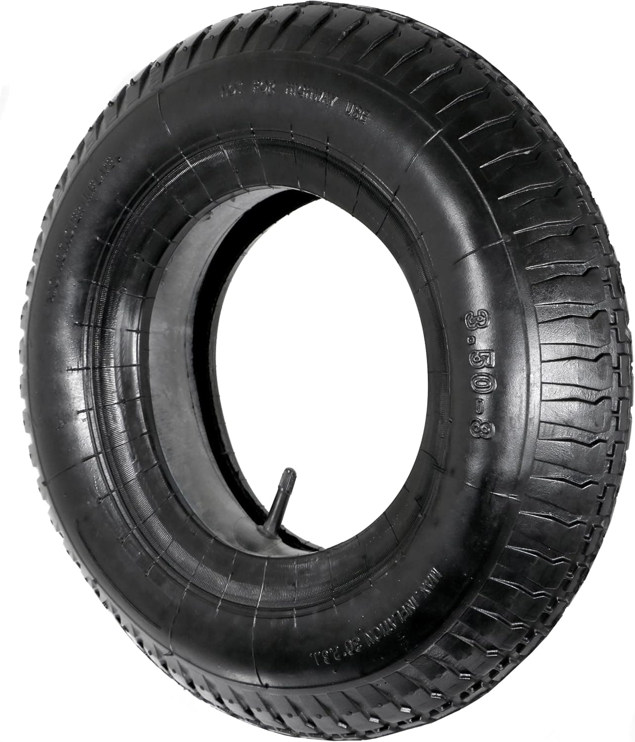 SPARES2GO Pneu de remorque et chambre à air (3,50–8, 35 PSi)