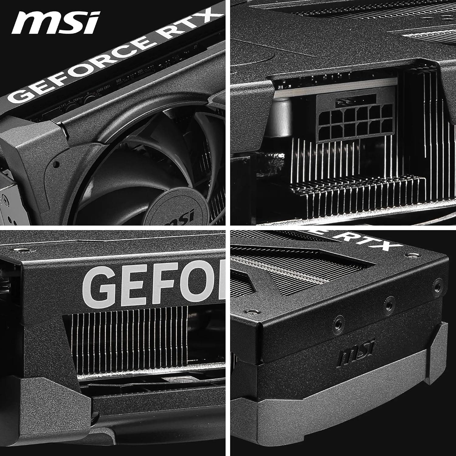 MSI NVIDIA GeForce RTX 5080 16G Ventus 3X OC Black Carte Graphique | 16 Go GDDR7 (30 GB/s, 256-bit), PCIe 5.0, triple ventilateur (3 ventilateurs TORX 5.0), HDMI 2.1b, DisplayPort 2.1b
