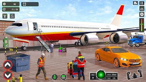 Airplane Flight Simulator Cargo Transporter game - Offroad Pilot Plane 3d Games - Car Transport Driving Adventure 2025