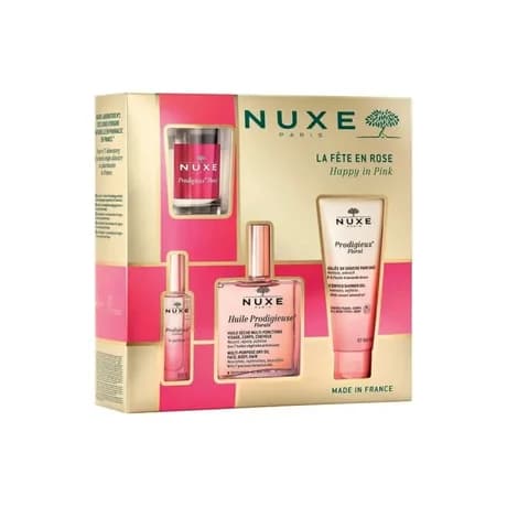 Set de Noël La Fête en Rose 100 ml + 100 ml + 30 ml