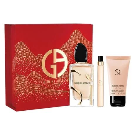Set de Noël Sì Eau de parfum 100 ml + 50 ml + 10 ml