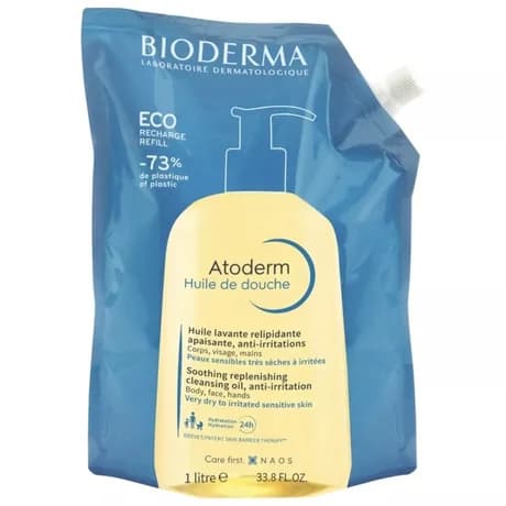 Atoderm Huile de Douche Calmante 1 L Recarga