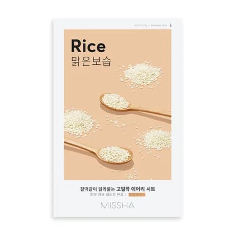 Airy Fit Masque Facial Textile de Riz 19 g